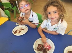 Los alumnos de P4 disfrutaron mucho con el taller 