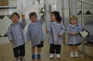 Como cada año, hemos realizado la ofrenda de flores a la Virgen de Loreto