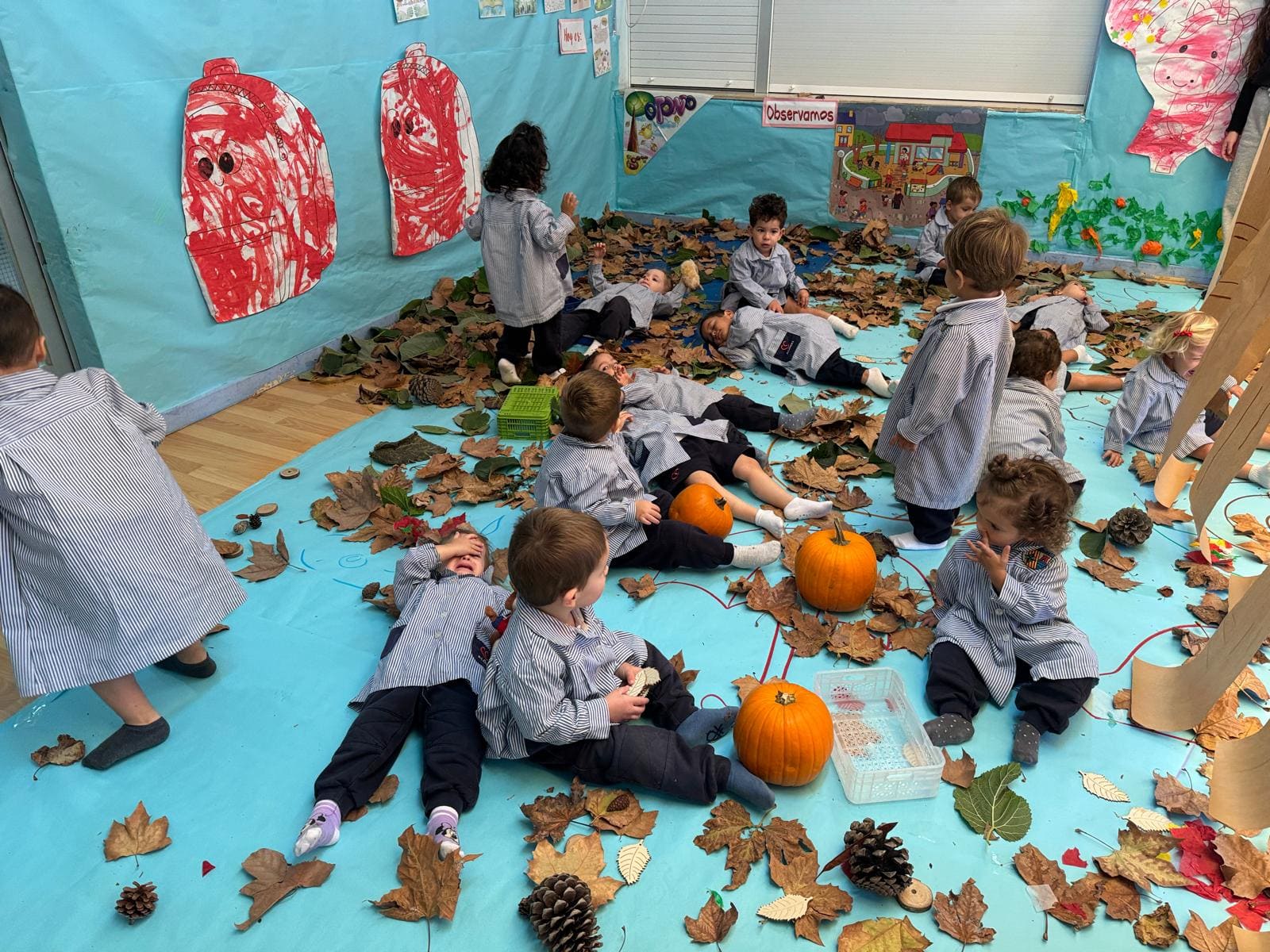 Un bosque mágico en el aula de 2 años